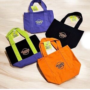 Trader Joe's Canvas Tote Bag Set (All Four Included)
